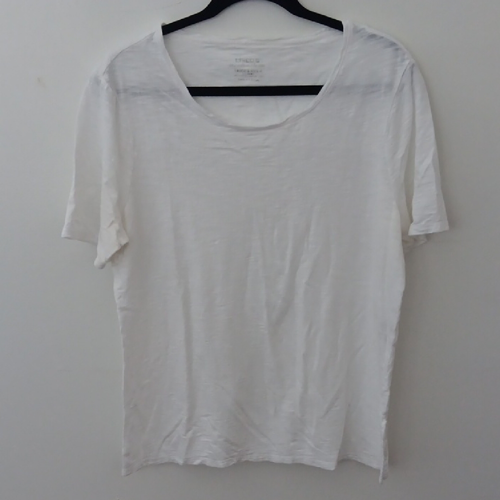 Chico's The Ultimate Tee In White Size Large